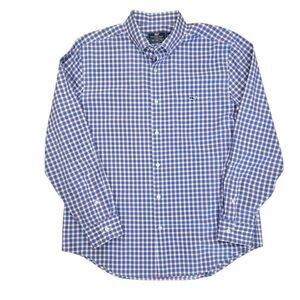 Vinyard Vines Classic Fit Tucker Shirt Check Button Down Mens Large Preppy Plaid